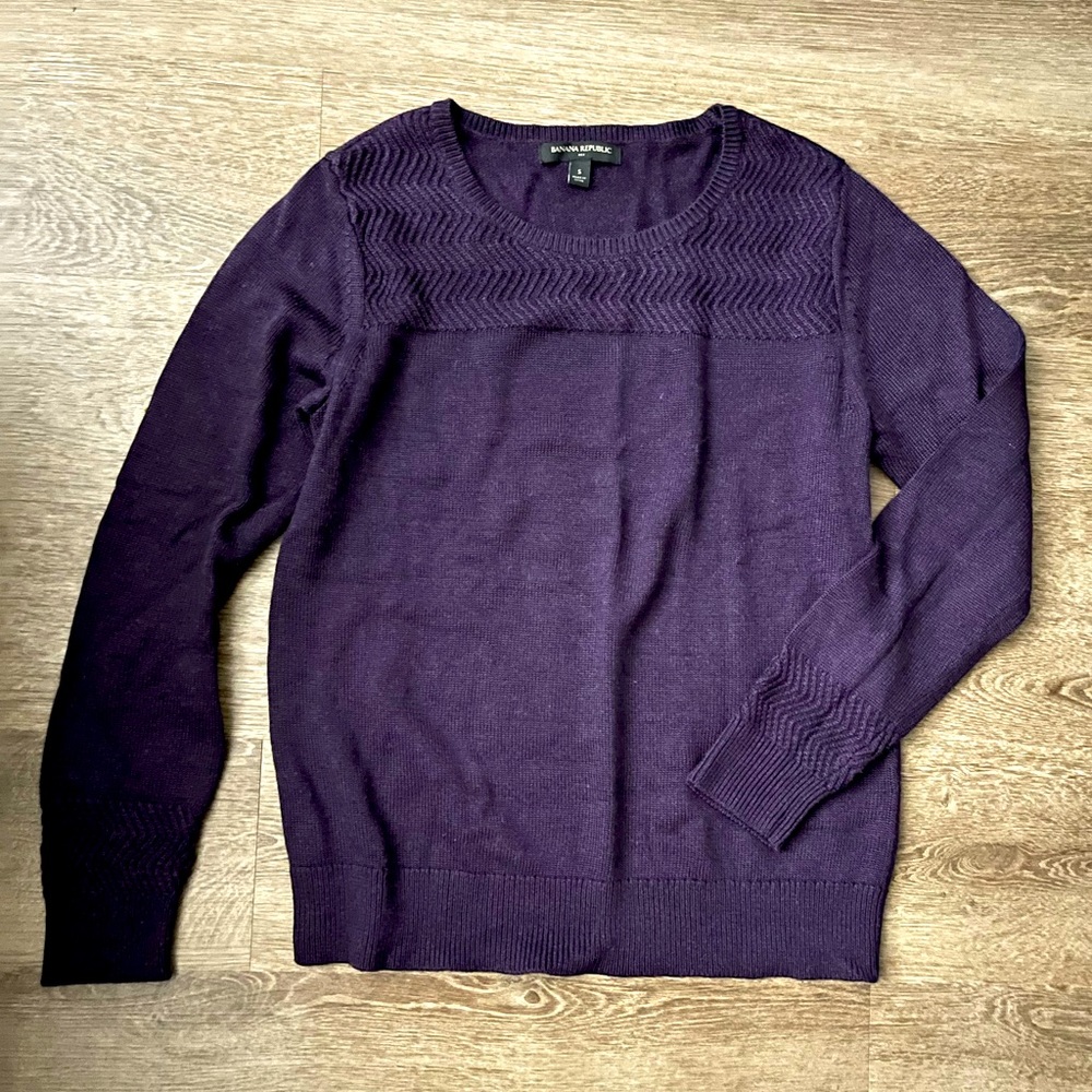 Purple Banana Republic Sweater